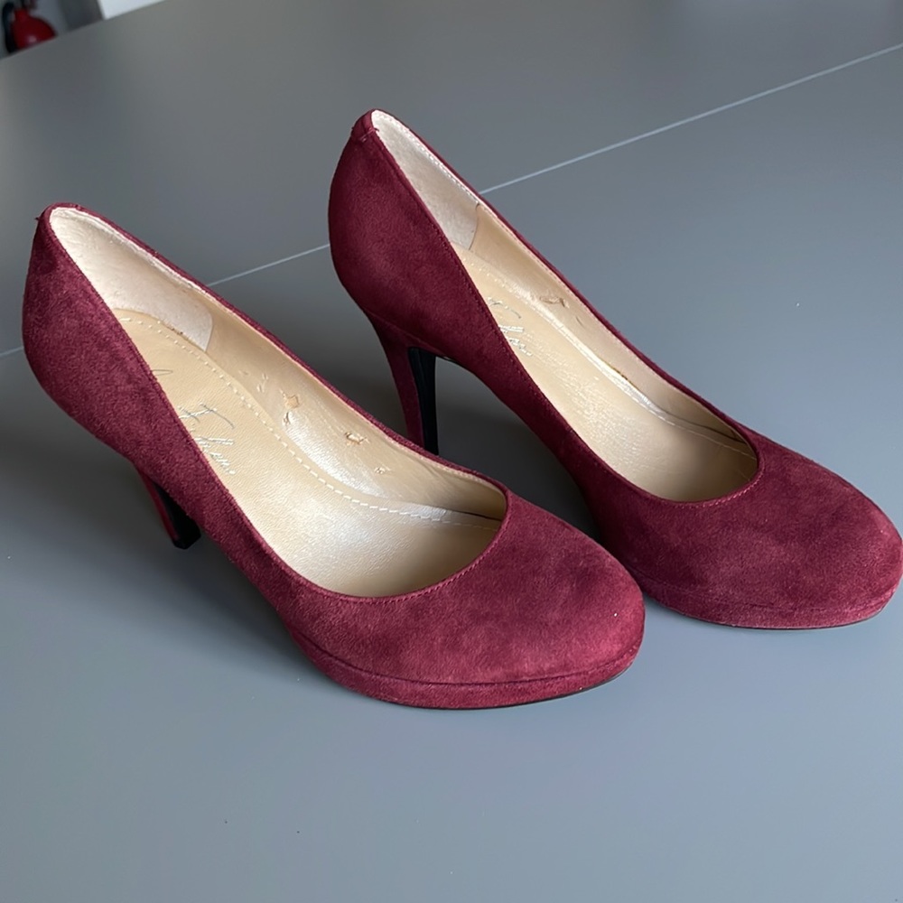 Marc Fischer Sydney Burgundy Heels Size 6M - Picture 11 of 11